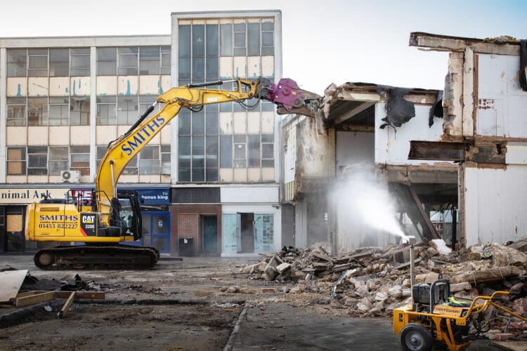 Smiths gloucester bus station demolition