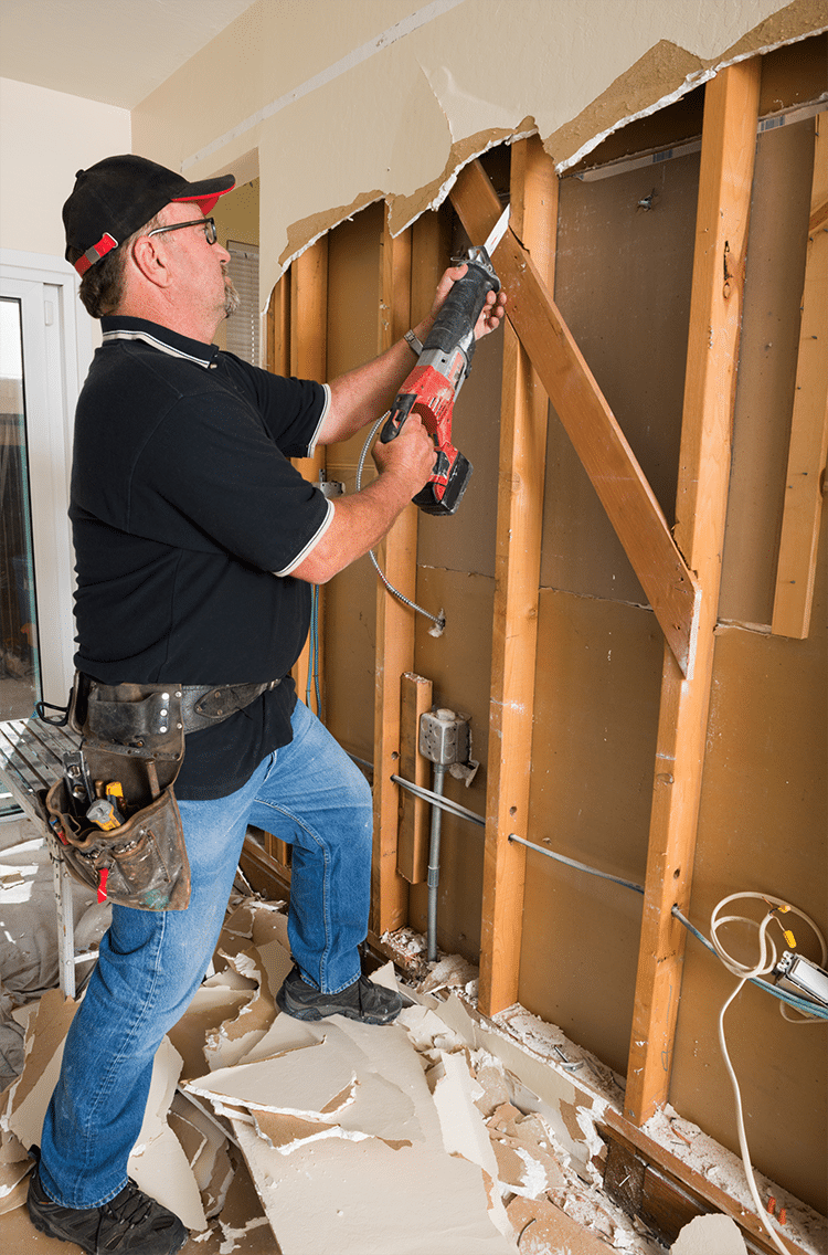 Removing a timber stud wall_smiths