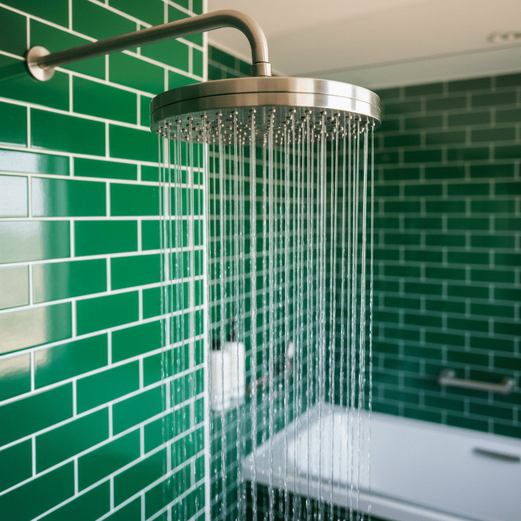 A large rainfall head shoer image